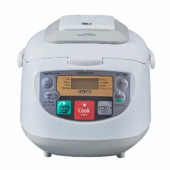 หม้อหุงข้าว DIGITAL HITACHI RZ-D10GF 1 ลิตร สีขาว
