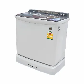เครื่องซักผ้า 2 ถัง HITACHI รุ่น PS-120LJ DGR ความจุ 12 กิโลกรัม