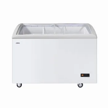 ตู้แช่แข็งฝากระจกโค้ง HAIER SD-332DP สีขาว
